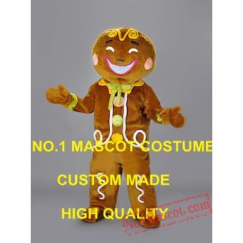 New Arrival Ginger Bread Man Mascot Christmas Costumes