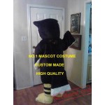 Flush White Belly Black Night Owl Mascot Costume