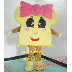 Breakfast Bread Girl Mascot Costume