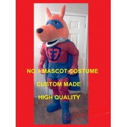 Superhero Fox Mascot Costume