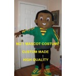 Black Hat Boy Mascot Costume