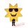 Professional Custom Mascot Happy Summer Sun Mascot Costume