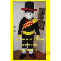 Super Hero Don Mascot Costume