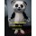 Plush Happy Panda Mascot Costume