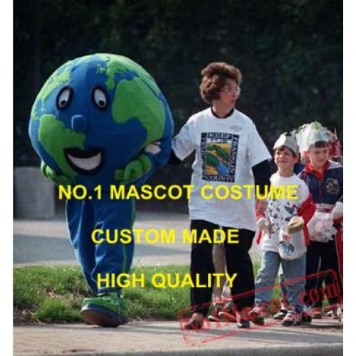 Custom Mascot Globe Earth Mascot Costume