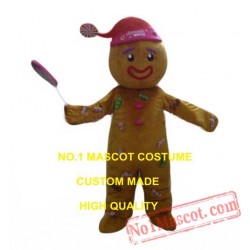 Gingerbread Mascot Costume
