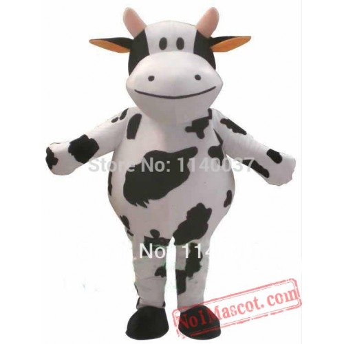 Milk Cow Mascot Costume