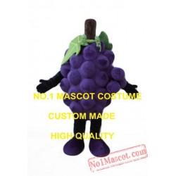 Fresh Purple Grape Mascot Costume