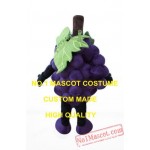 Fresh Purple Grape Mascot Costume