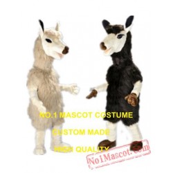 Black/Brown Llama Mascot Costume