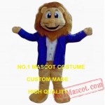 Blue Coat Lion King Mascot Costume