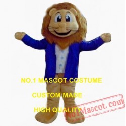 Blue Coat Lion King Mascot Costume