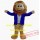 Blue Coat Lion King Mascot Costume