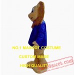 Blue Coat Lion King Mascot Costume