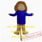 Blue Coat Lion King Mascot Costume