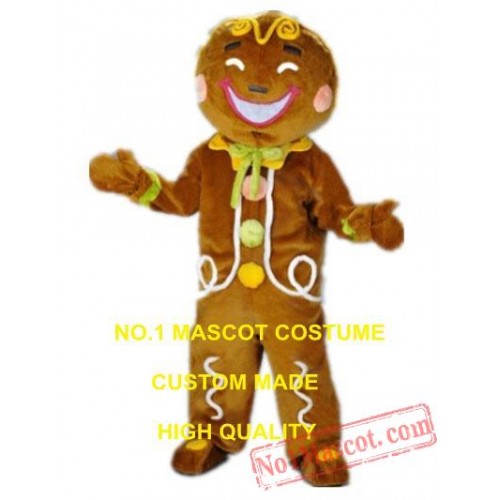Gingerbread Biscuit Mascot Costume