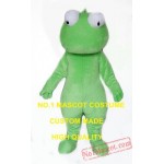 Wild Green Cabrite Lizard Mascot Costume