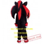 Popular Cartoon Black Hedgehog Mascot Costume
