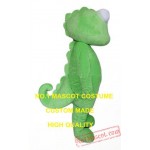 Wild Green Cabrite Lizard Mascot Costume