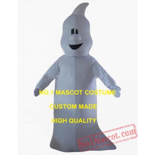 New Halloween White Ghost Mascot Costume