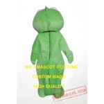 Wild Green Cabrite Lizard Mascot Costume
