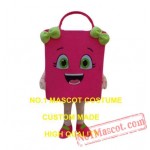 Pink Shopping Bag Mascot Costume