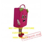 Pink Shopping Bag Mascot Costume