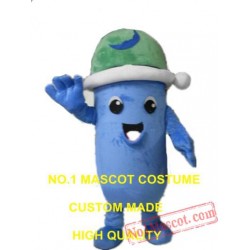 Blue Medicine Pill Mascot Costume
