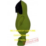Cute Green Bean Boy Mascot Costume