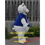 New Quality Polar Bear Mascot Costume