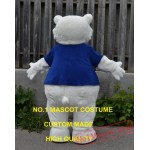 New Quality Polar Bear Mascot Costume