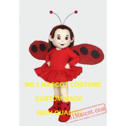 Ladybug Butterfly Mascot Costume