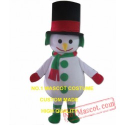 Christmas Snowman Mascot Costume