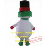 Christmas Snowman Mascot Costume