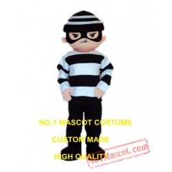 Burglar Mascot Costume