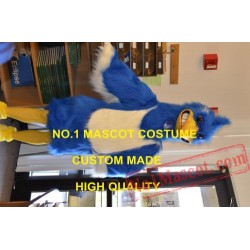 Anime Cosply Costumes Blue Roadrunner Mascot Costume