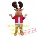 New Christmas Reindeer Moose Mascot Costume