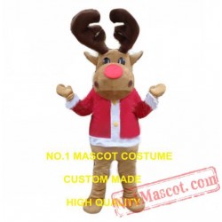 New Christmas Reindeer Moose Mascot Costume