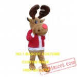 New Christmas Reindeer Moose Mascot Costume