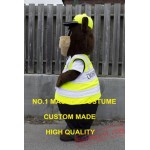 Cute Traffic Police Bear Mascot Costume