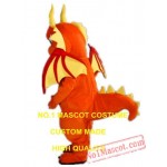 Fiery Dragon Mascot Costume