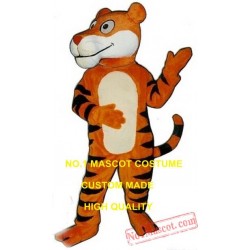 Friendly Tiger Mascot Costume