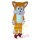 Cartoon Yellow Tails Fox Mascot Costume