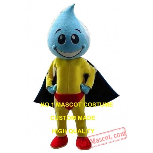 Colorful Water Droplet Mascot Eva Material Big Head Costume