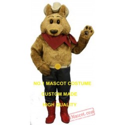 Cowboy Coyote Mascot Costume