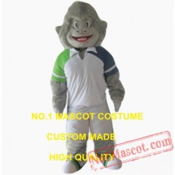 Young Grey Gorilla Mascot Costume