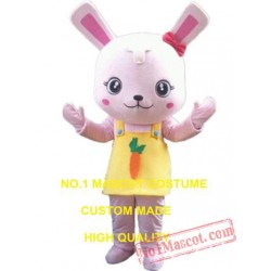 Pink Rabbit Mascot Costume