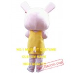 Pink Rabbit Mascot Costume