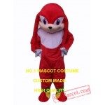 Popular Cartoon Kunckles Echidna Mascot Costume