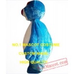 Hot Cartoon Character Blue Bear Mascot Costume